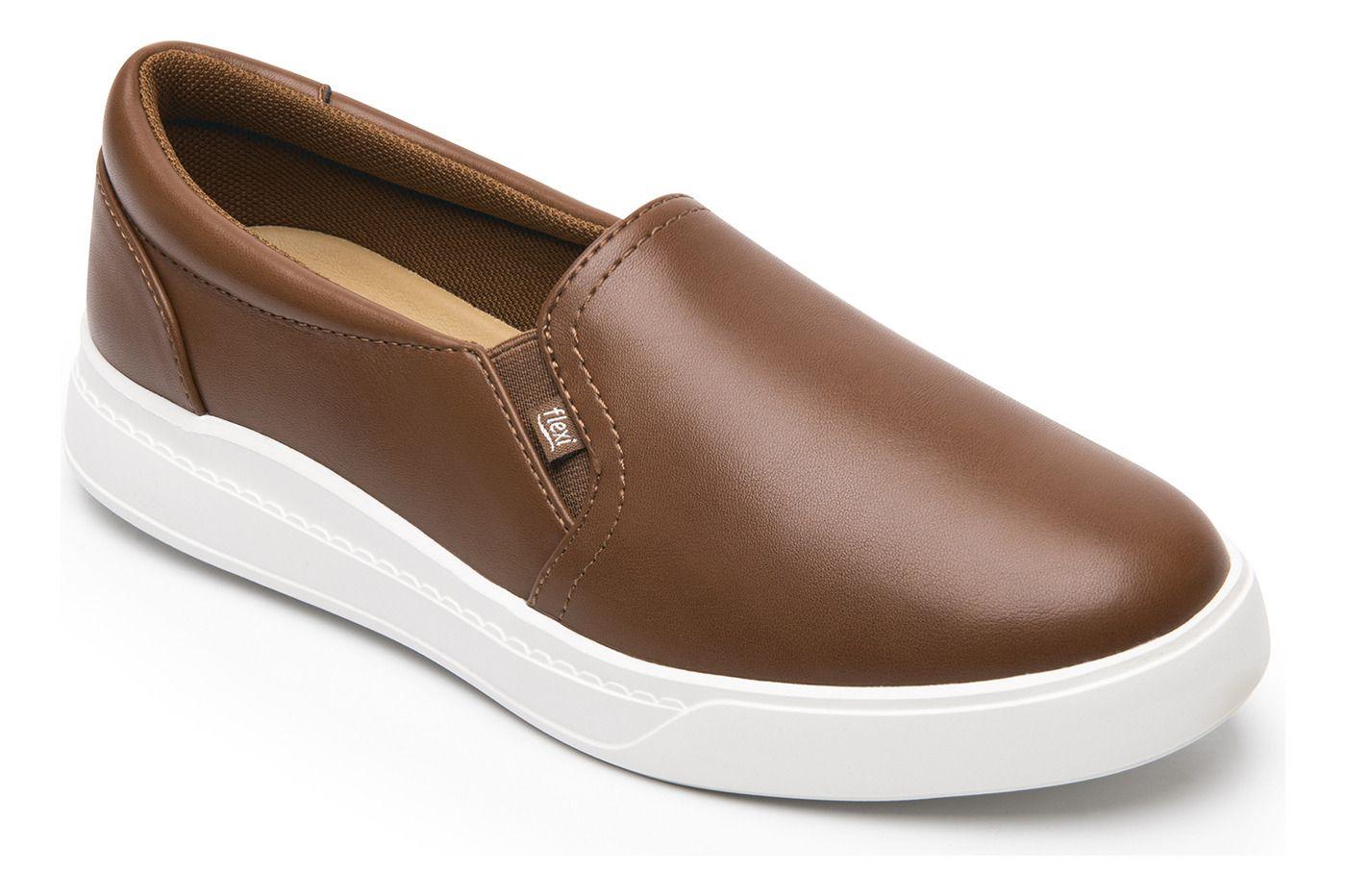 Zapatilla Mujer Bardi 129203 Café Flexi-3