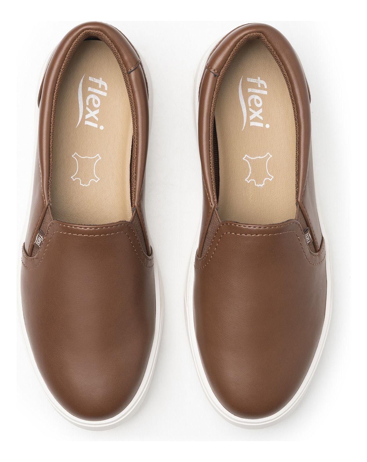 Zapatilla Mujer Bardi 129203 Café Flexi-8