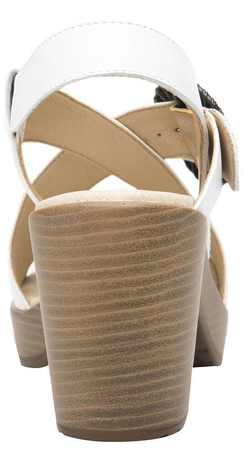 Sandalia Mujer Cuero Lory Blanco Flexi-6