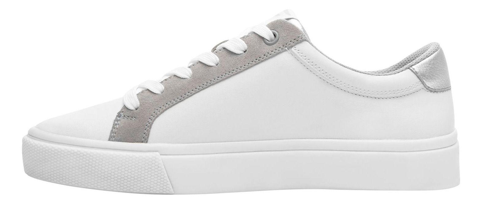 Zapatilla Mujer Cuero Nikia Blanco Flexi-2