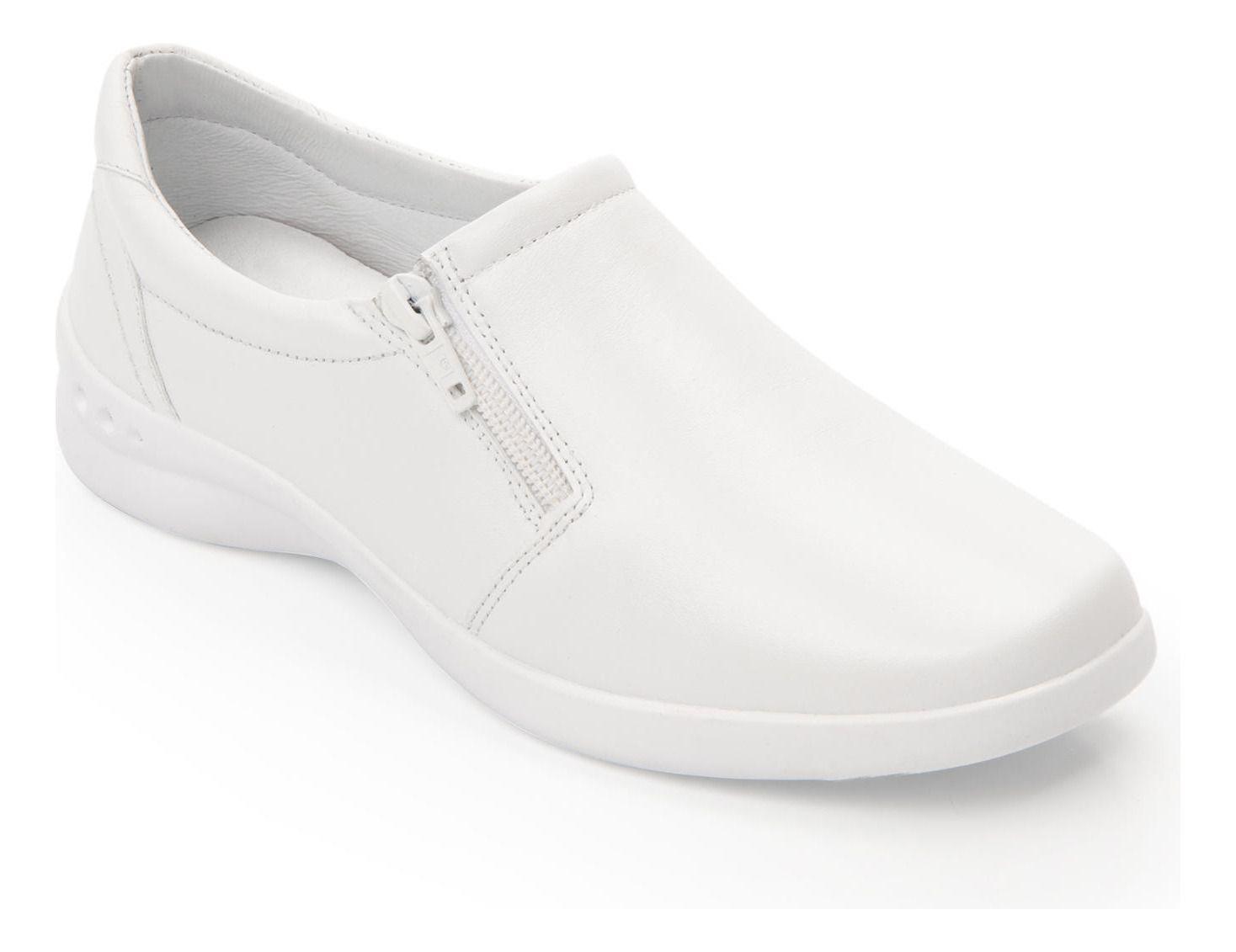 Zapato Mujer Cuero Ofelia Blanco Flexi-0