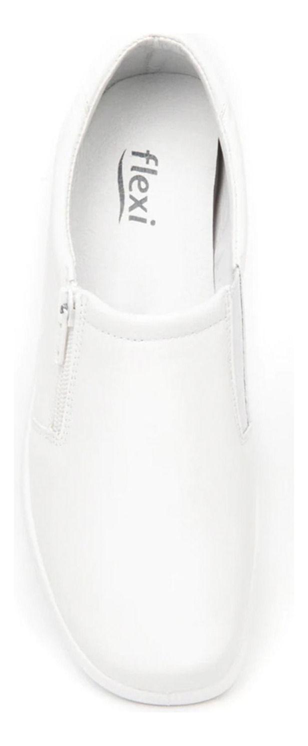 Zapato Mujer Cuero Ofelia Blanco Flexi-5
