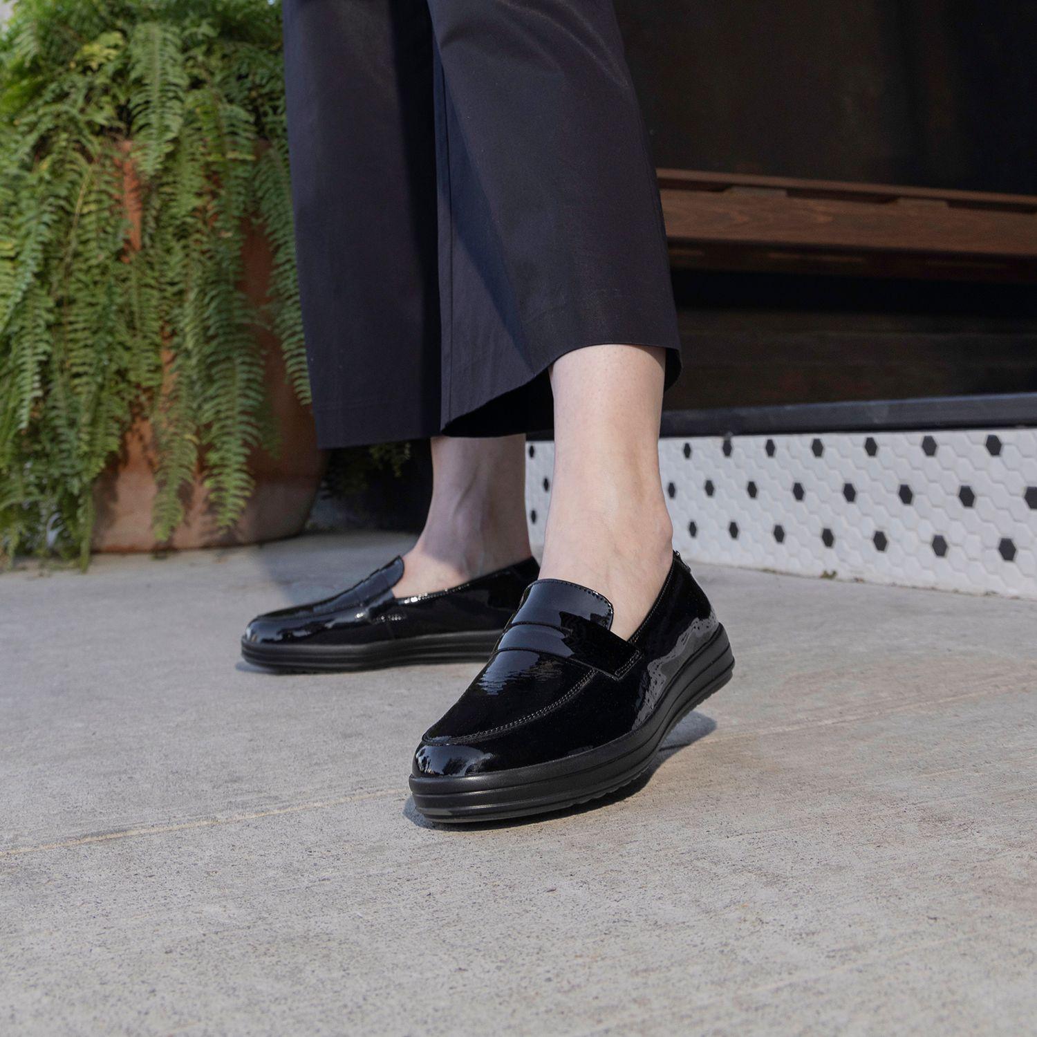 Zapato Mujer Cuero Charis Negro Flexi-1
