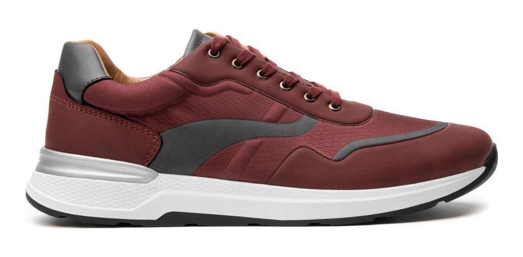 Zapatilla Hombre Fiji 406901 Vino Flexi-1