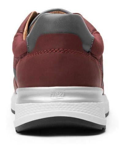 Zapatilla Hombre Fiji 406901 Vino Flexi-4