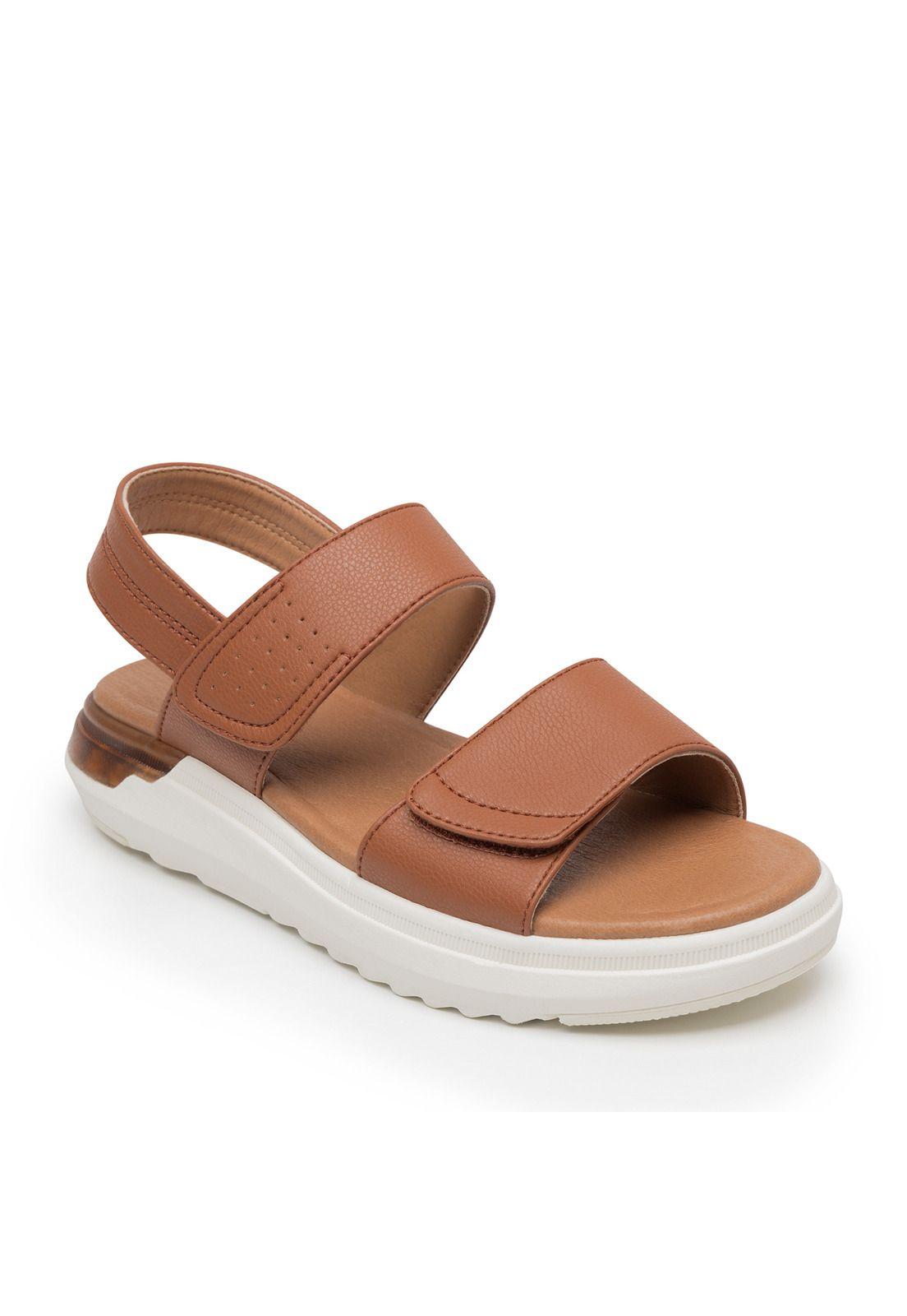 Sandalia Mujer Fraga 129401 Café Flexi-1