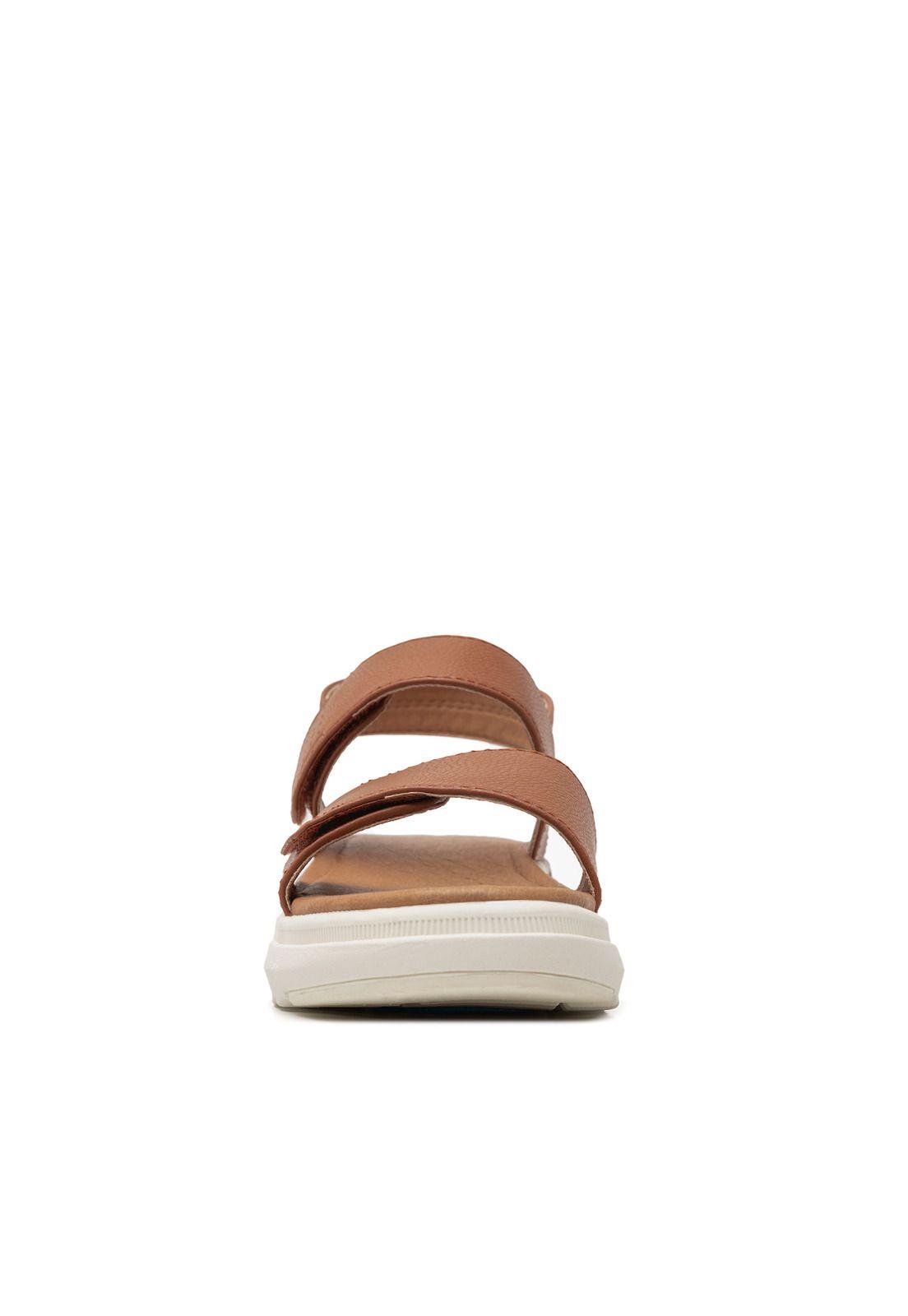 Sandalia Mujer Fraga 129401 Café Flexi-3
