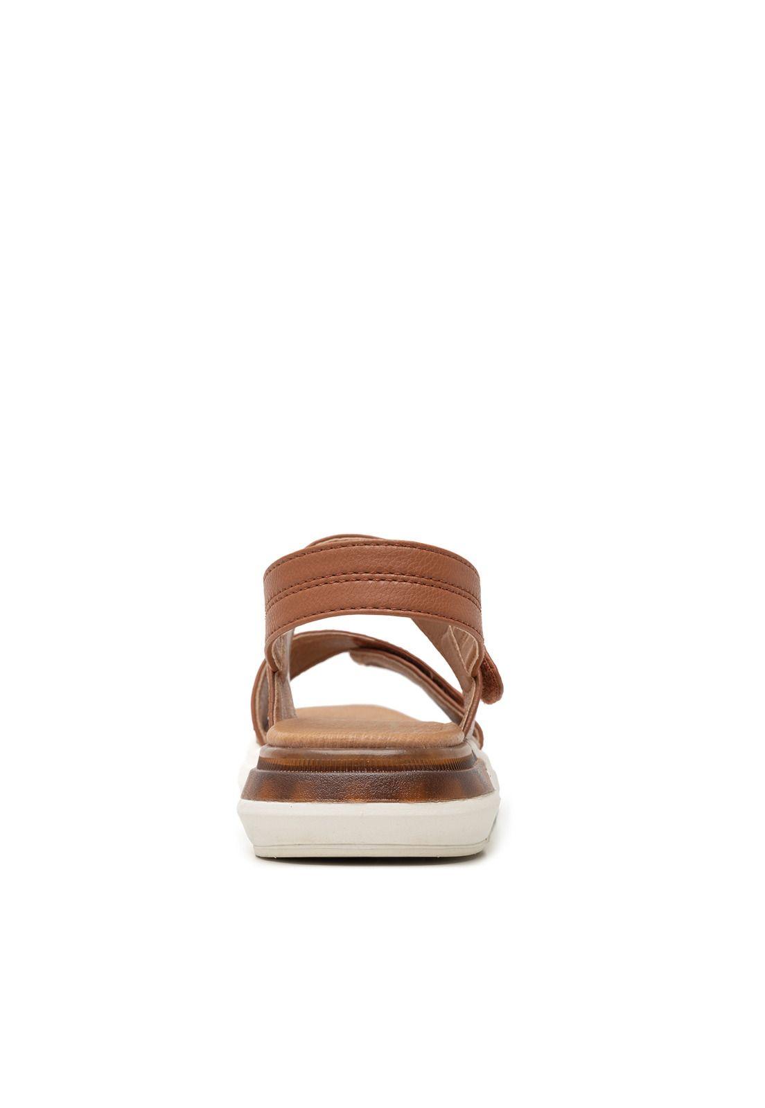 Sandalia Mujer Fraga 129401 Café Flexi-6