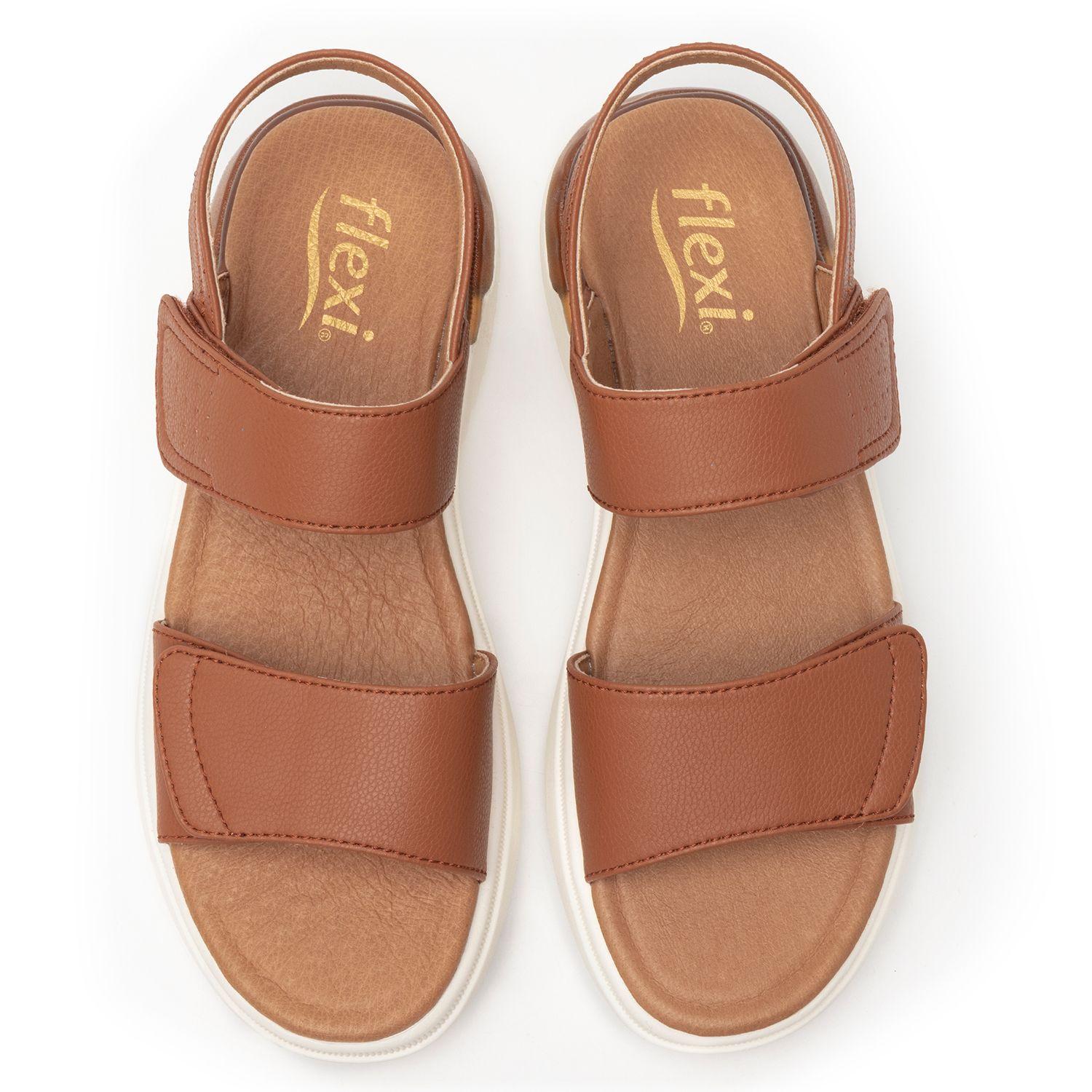 Sandalia Mujer Fraga 129401 Café Flexi-5