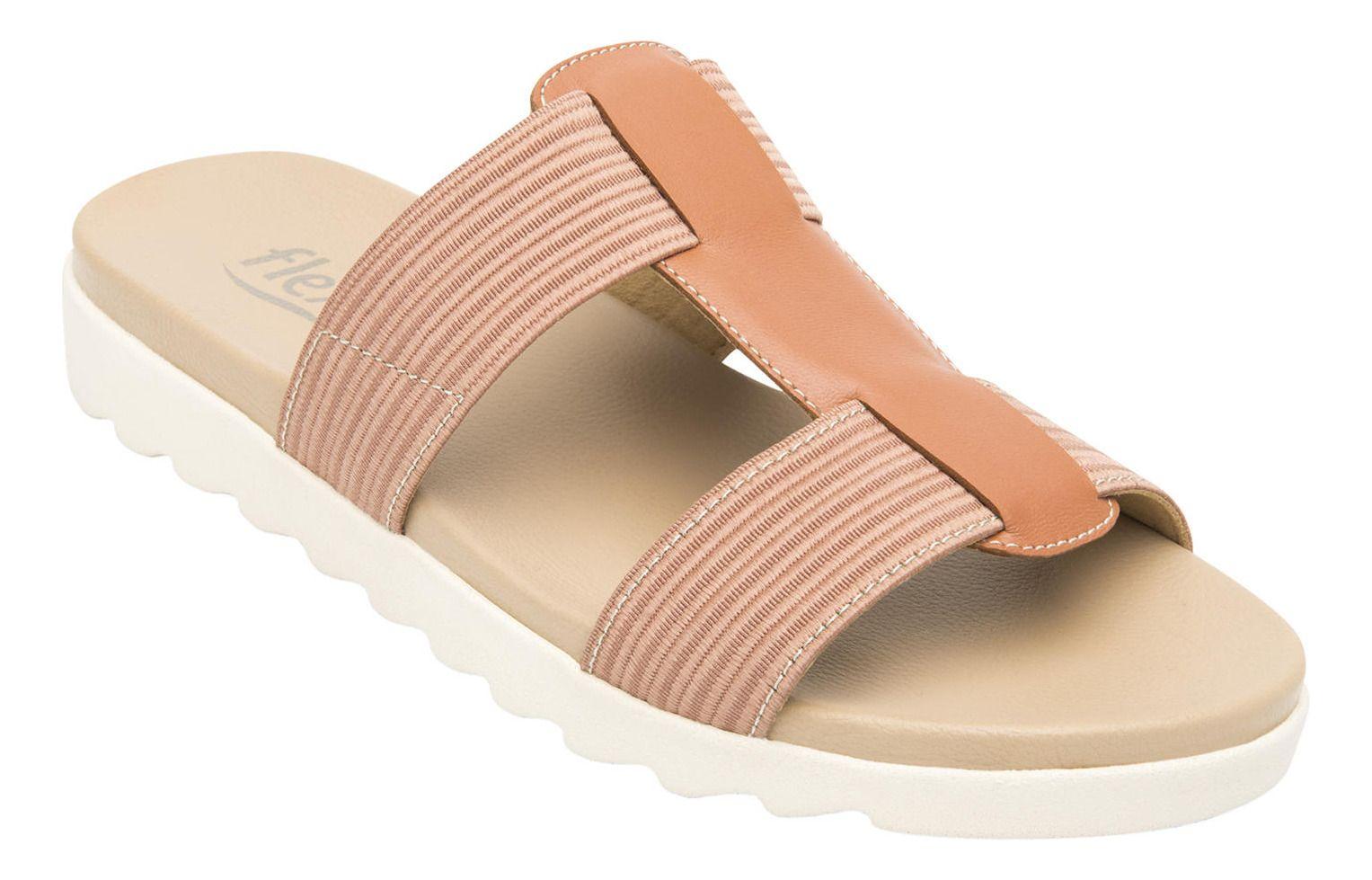 Sandalia Mujer Cuero Norah Rosa Flexi-9