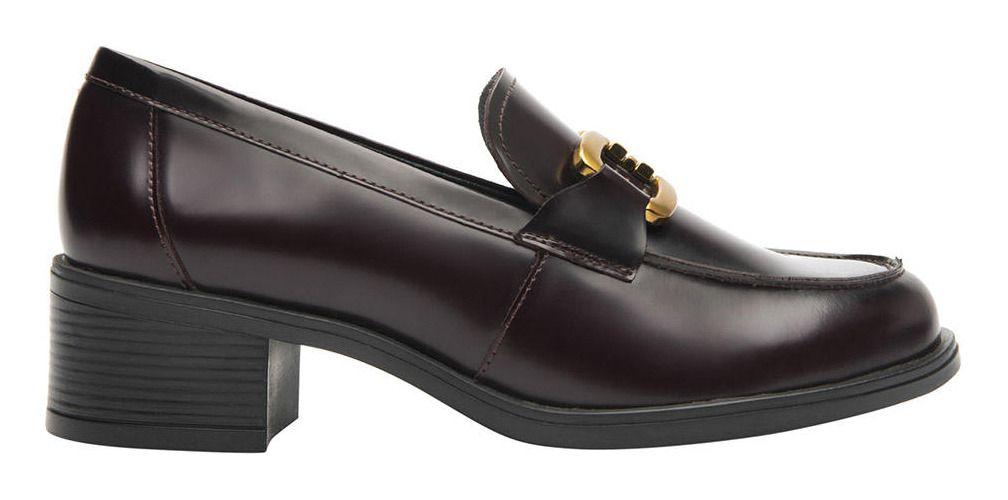 Zapato Mujer Cuero Neisi Rojo Osc. Flexi-0