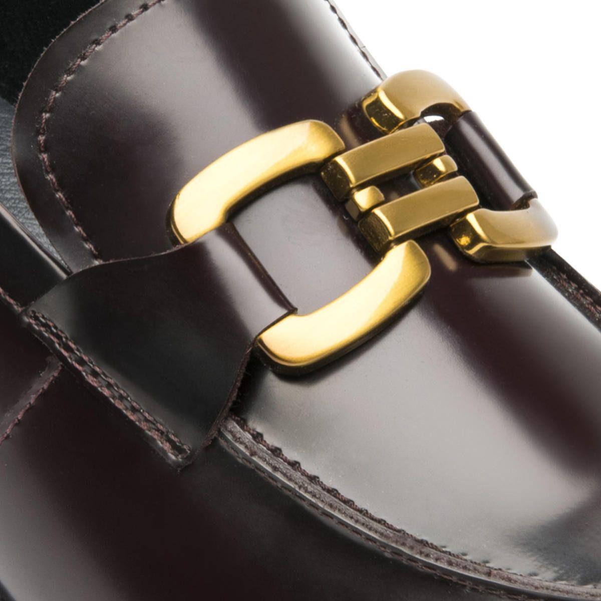 Zapato Mujer Cuero Neisi Rojo Osc. Flexi-2