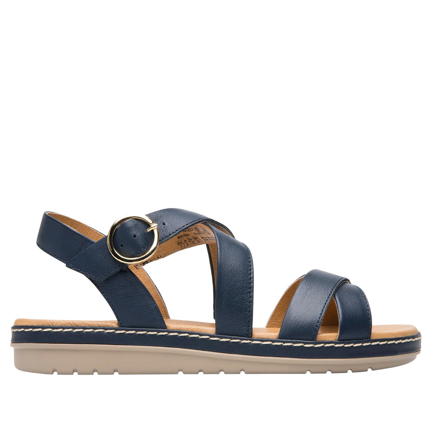 Sandalia Mujer Peonia 100227 Azul Marino Flexi-0