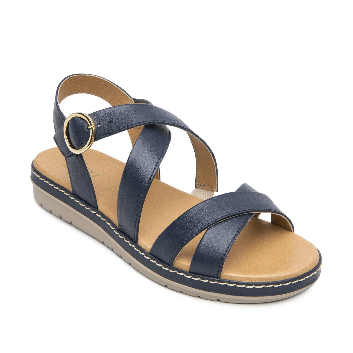 Sandalia Mujer Peonia 100227 Azul Marino Flexi-1