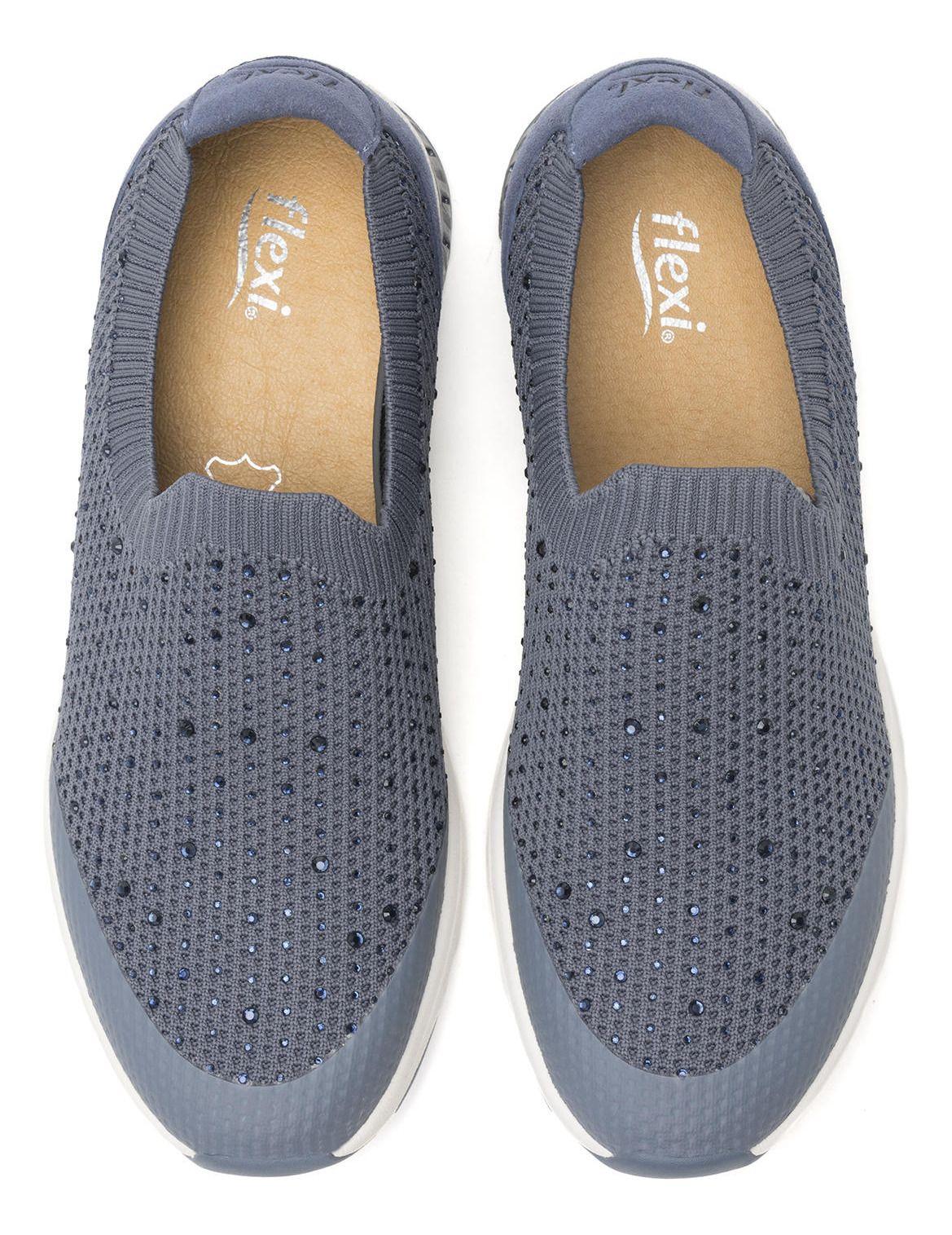 Zapatilla Mujer Casiopea 105111 Azul Flexi-4