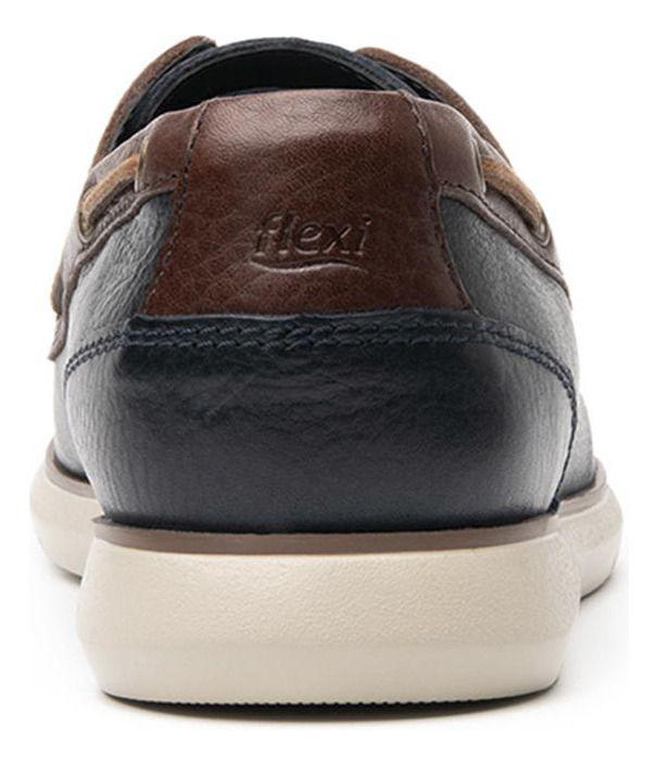 Mocasín Hombre Yaunde 403604 Azul Marino Flexi-3