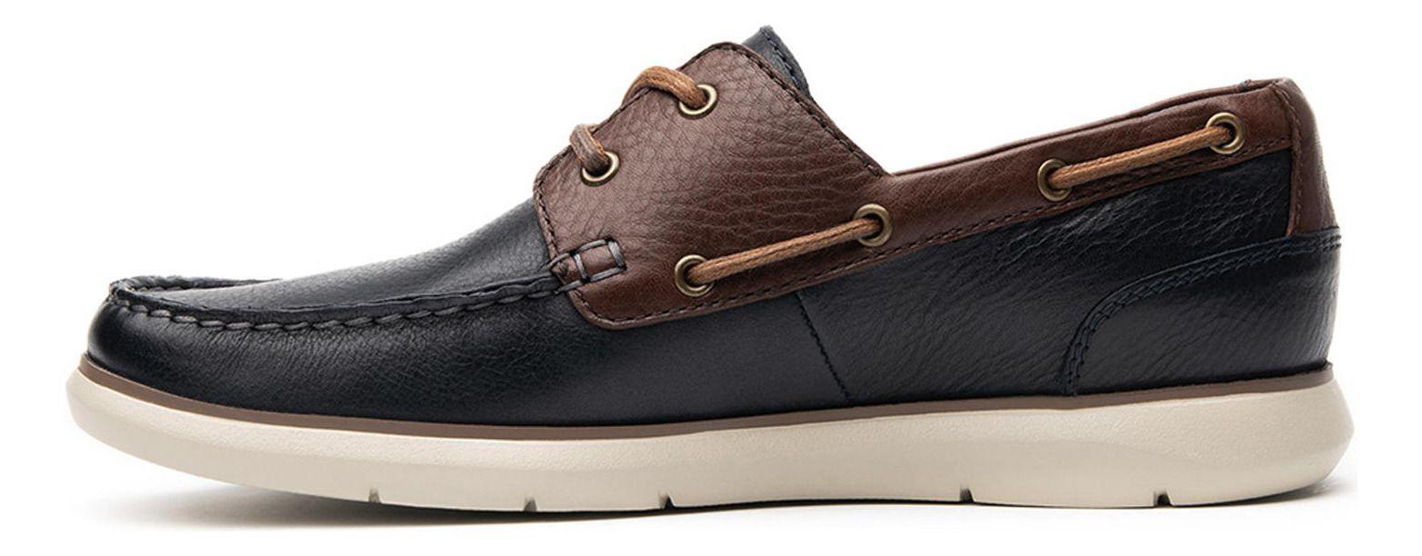 Mocasín Hombre Yaunde 403604 Azul Marino Flexi-6