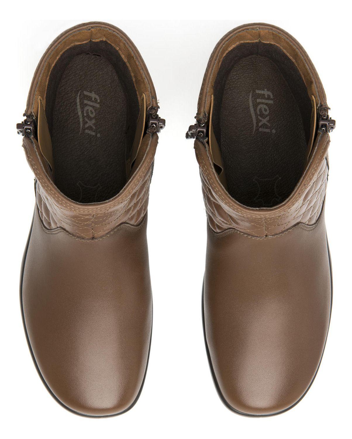 Botín Mujer Ofelia 48330 Café Flexi-4