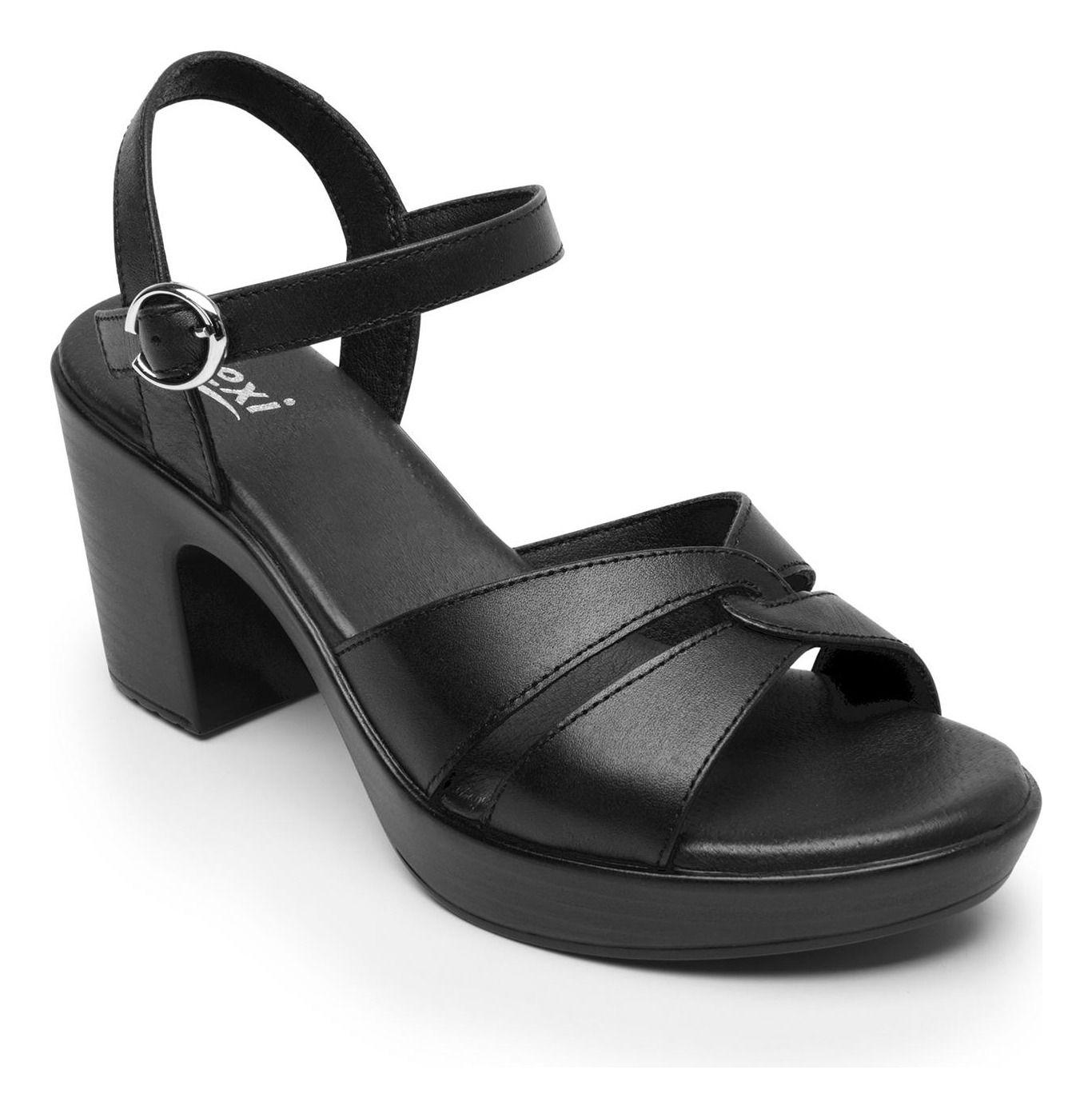 Sandalia Mujer Lory 102921 Negro Flexi-1