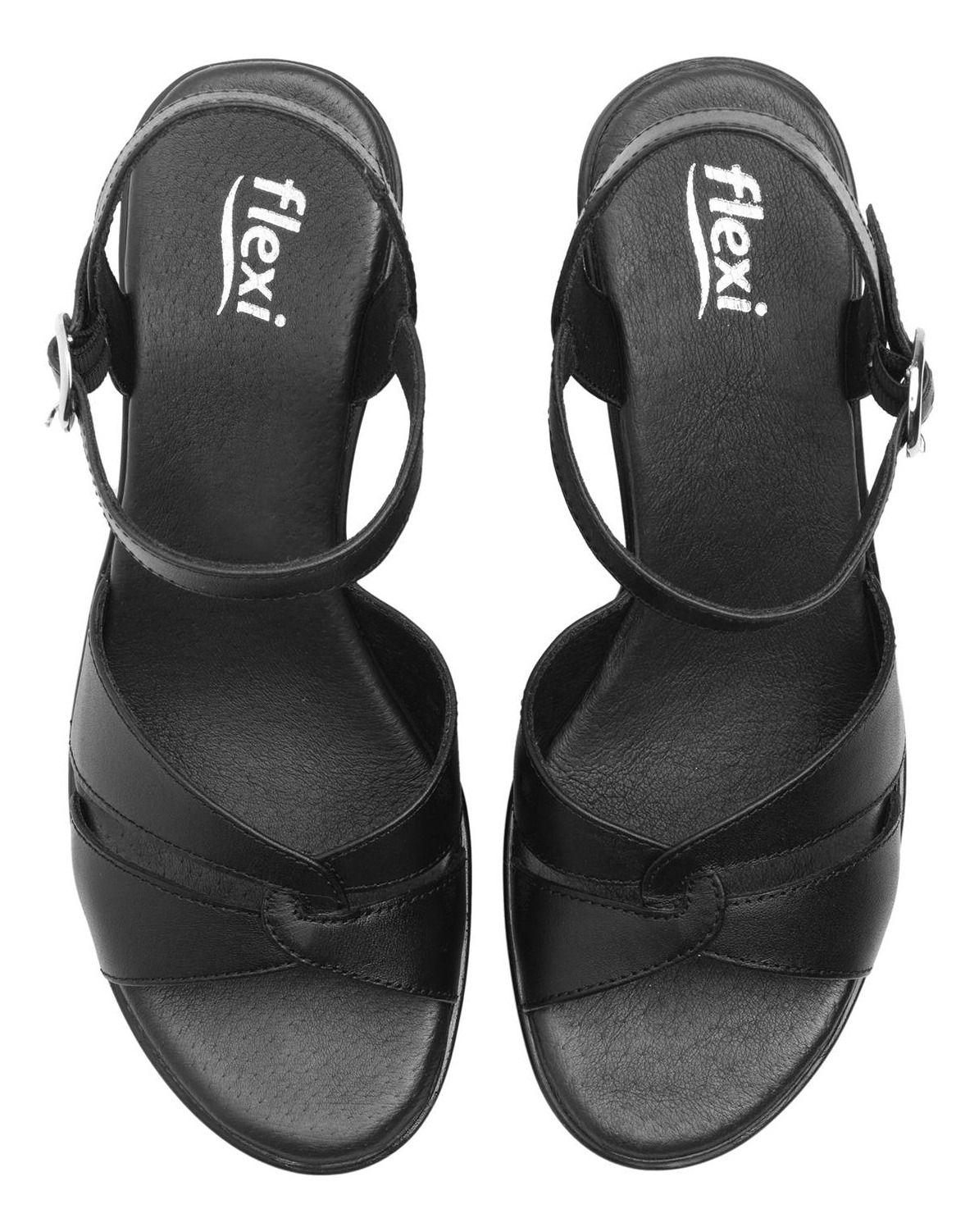 Sandalia Mujer Lory 102921 Negro Flexi-4