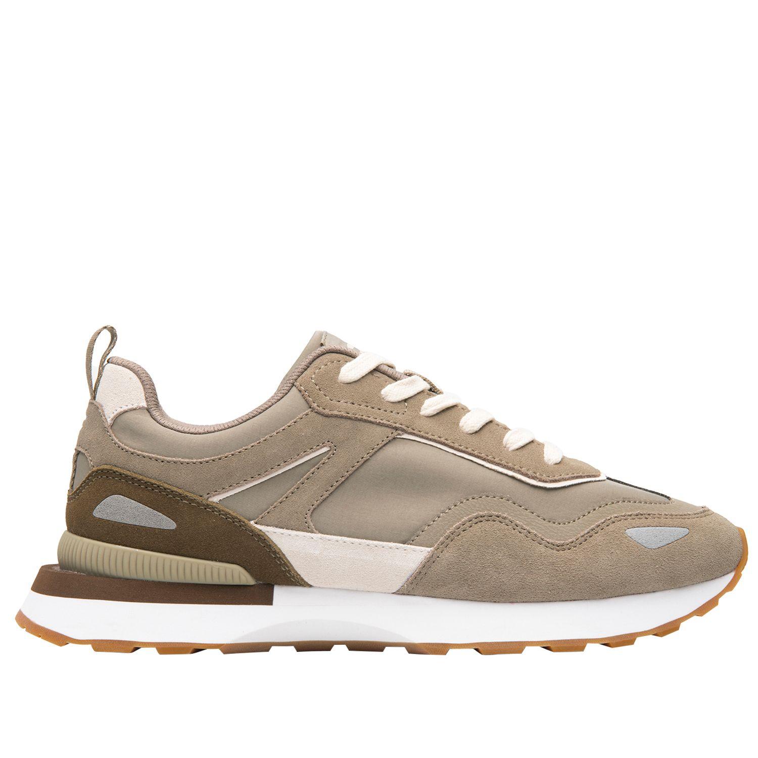 Zapatilla Hombre King 420702 Taupe Flexi-0