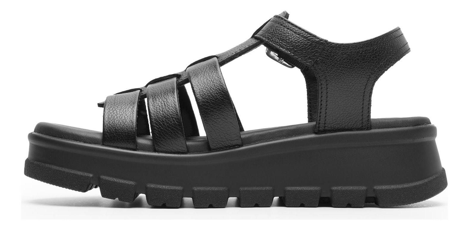 Sandalia Mujer Lexa 128503 Negro Flexi-2