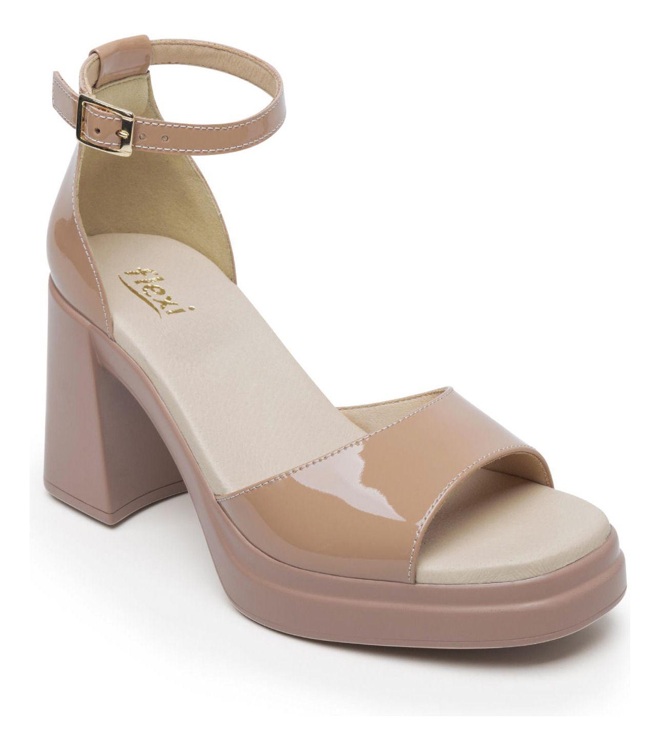 Sandalia Mujer Roraima 127602 Nude Flexi-1