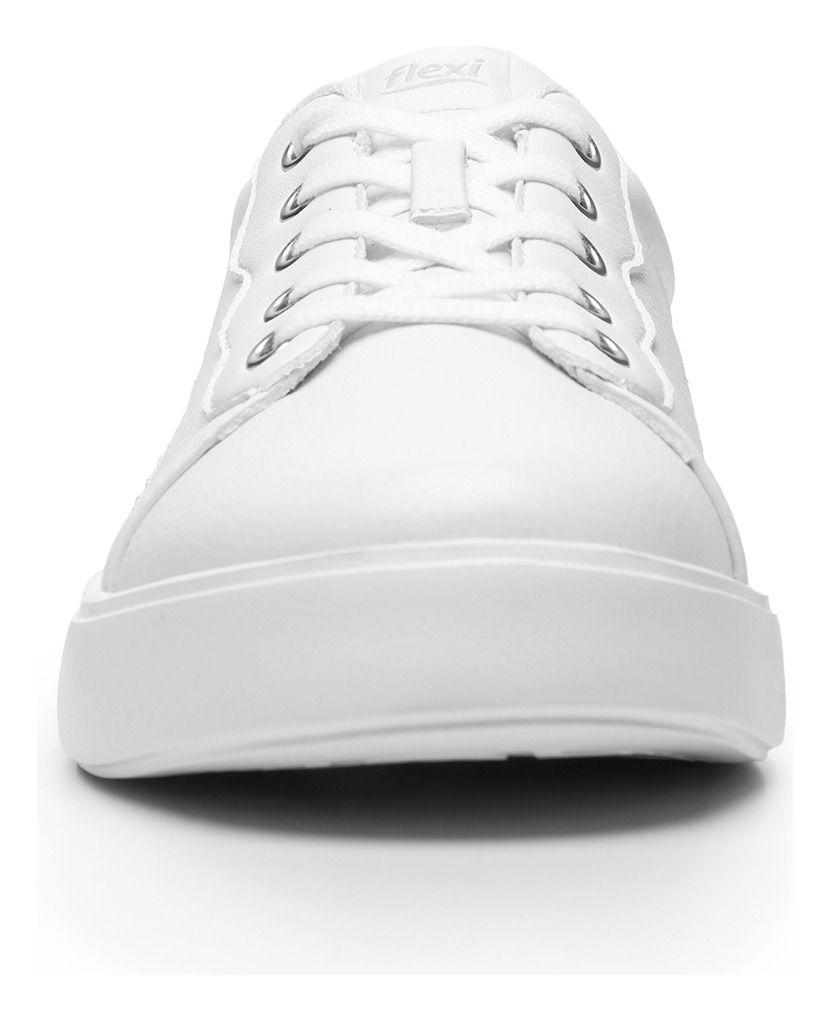 Zapatilla Mujer Bardi 129201 Blanca Flexi-3