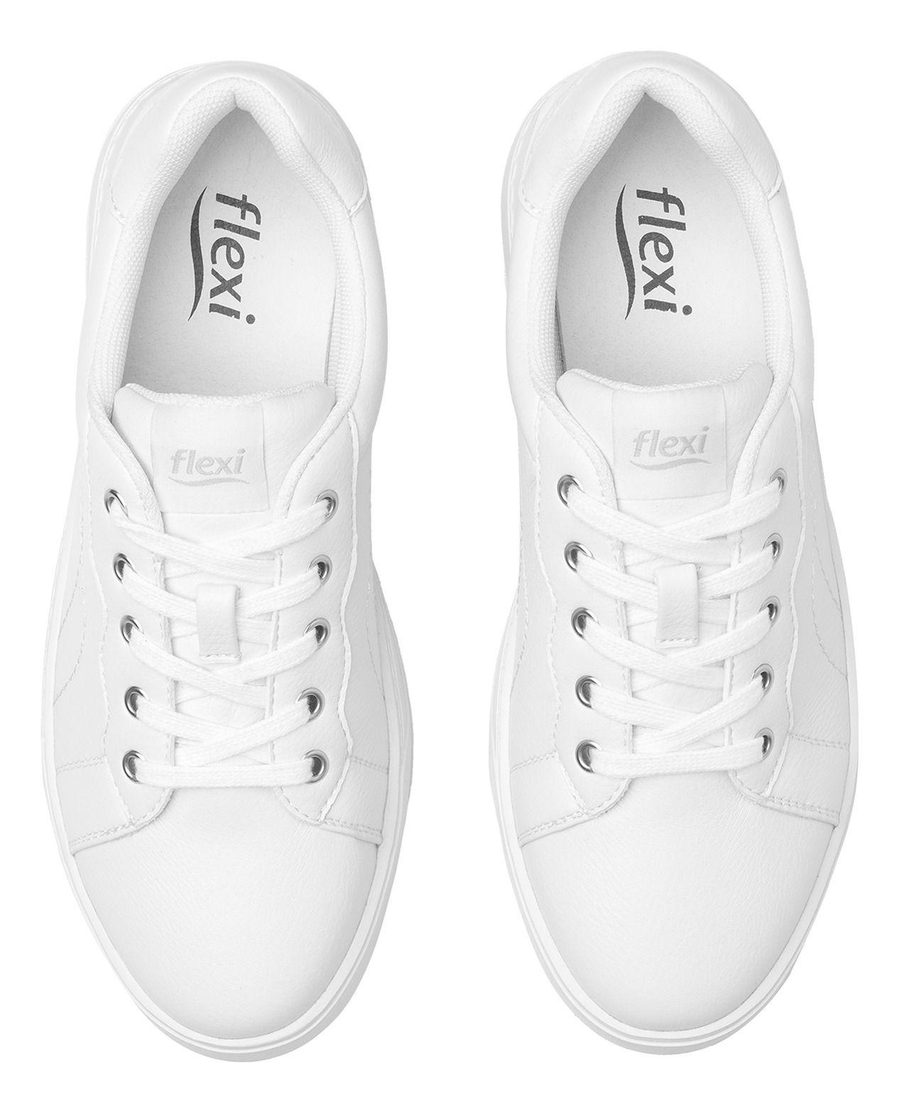 Zapatilla Mujer Bardi 129201 Blanca Flexi-5