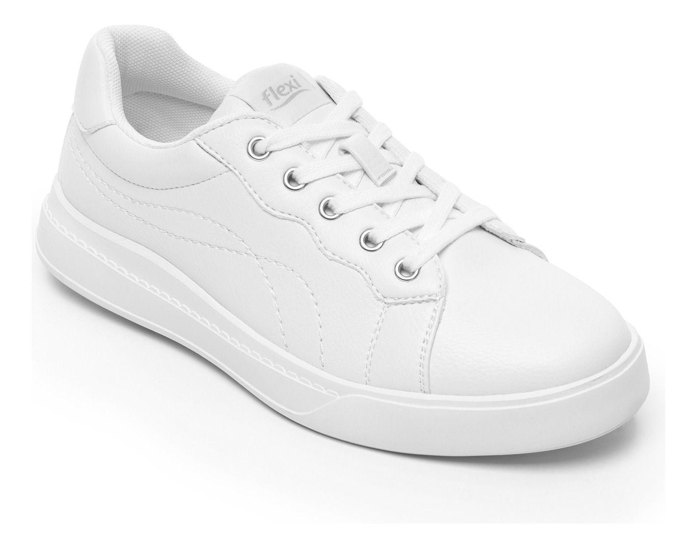 Zapatilla Mujer Bardi 129201 Blanca Flexi-2