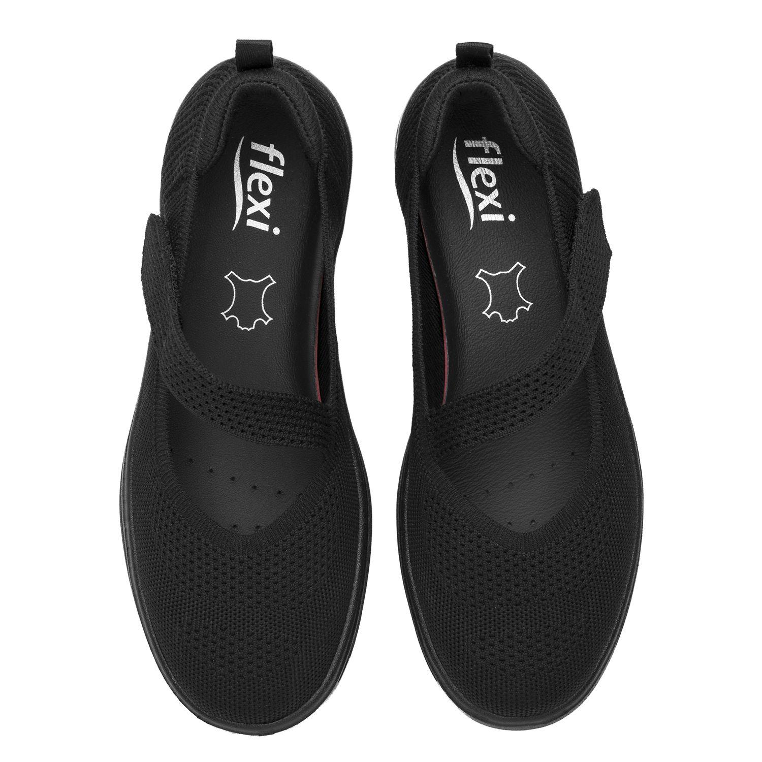 Zapatilla Mujer Grecya 104931 Negra Flexi-5