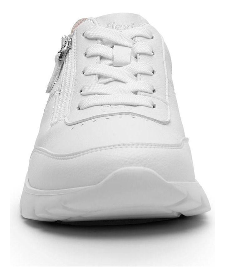 Zapatilla Mujer Lucena 129701 Blanca Flexi-3
