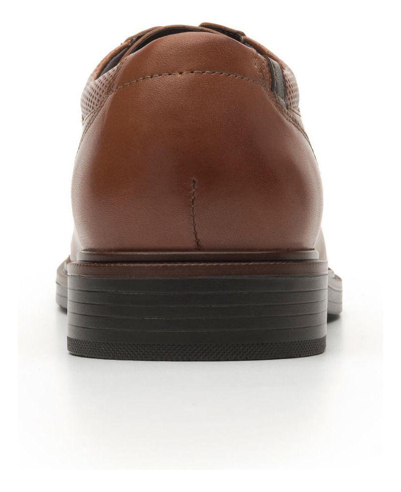 Zapato Hombre Cuero Parker Café Flexi-4
