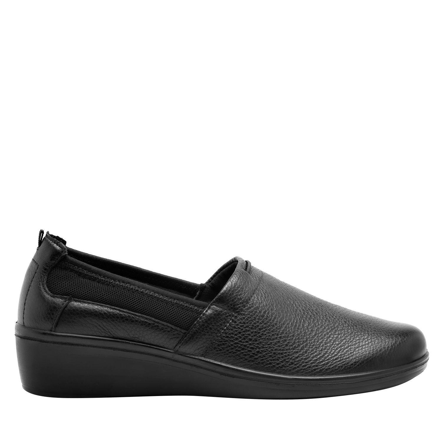 Zapato Mujer Cuero Castaña Negro Flexi-0