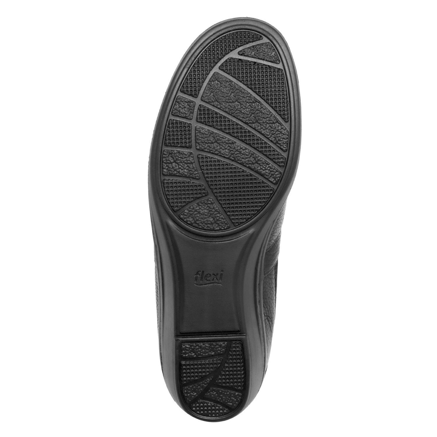 Zapato Mujer Cuero Castaña Negro Flexi-6
