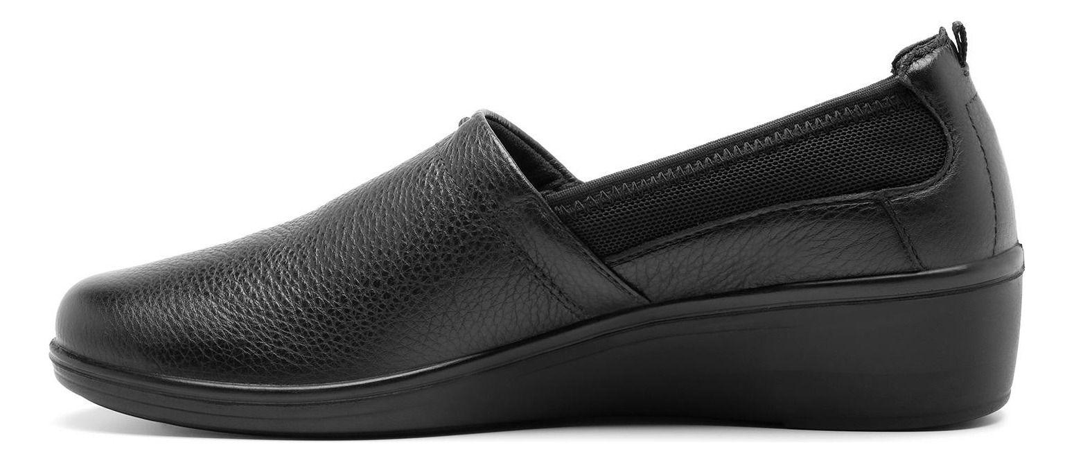 Zapato Mujer Cuero Castaña Negro Flexi-9