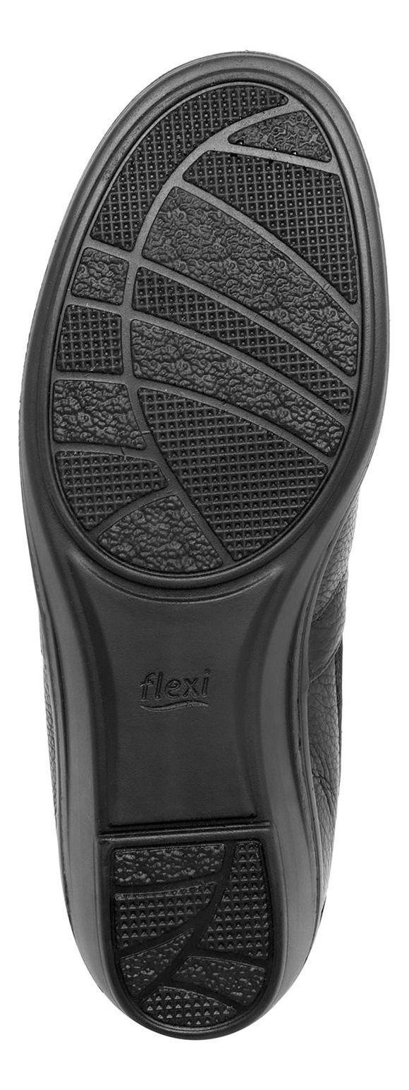 Zapato Mujer Cuero Castaña Negro Flexi-6