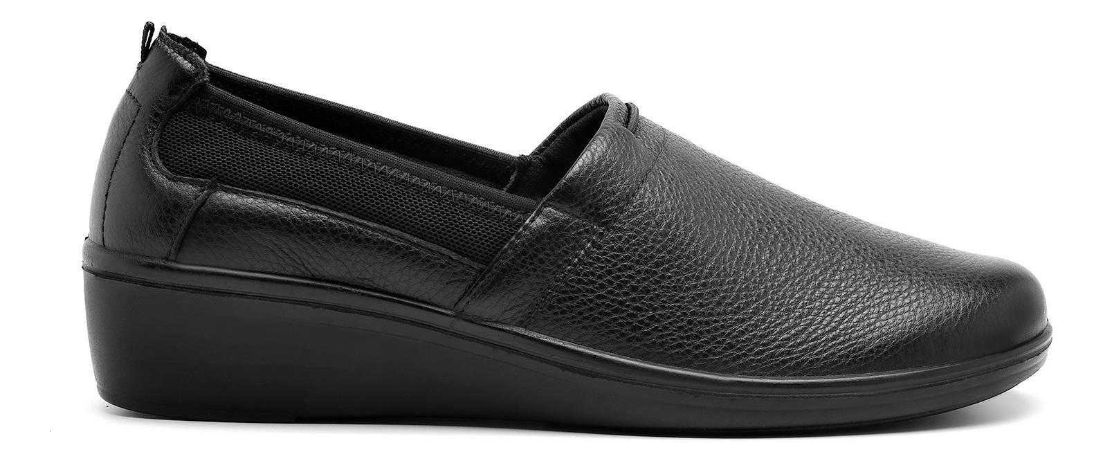 Zapato Mujer Cuero Castaña Negro Flexi-3