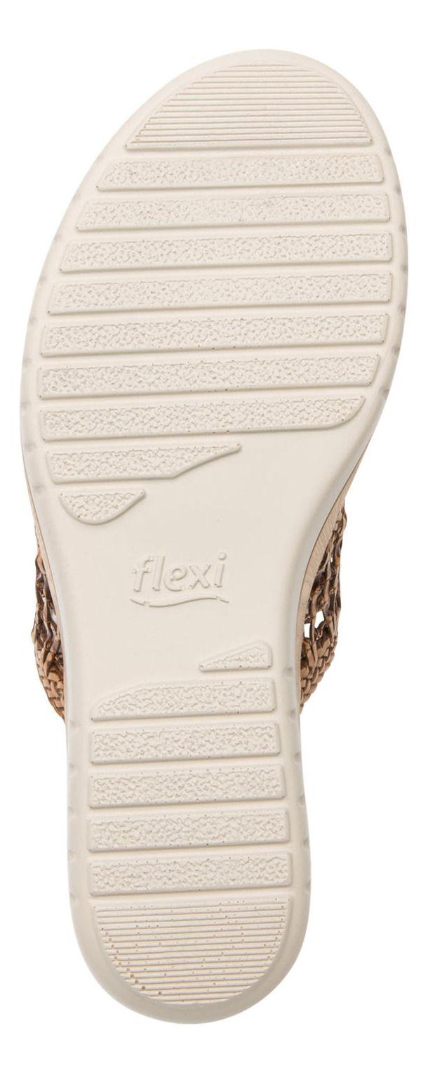 Sandalia Mujer Cuero Emily Cafe Flexi-5
