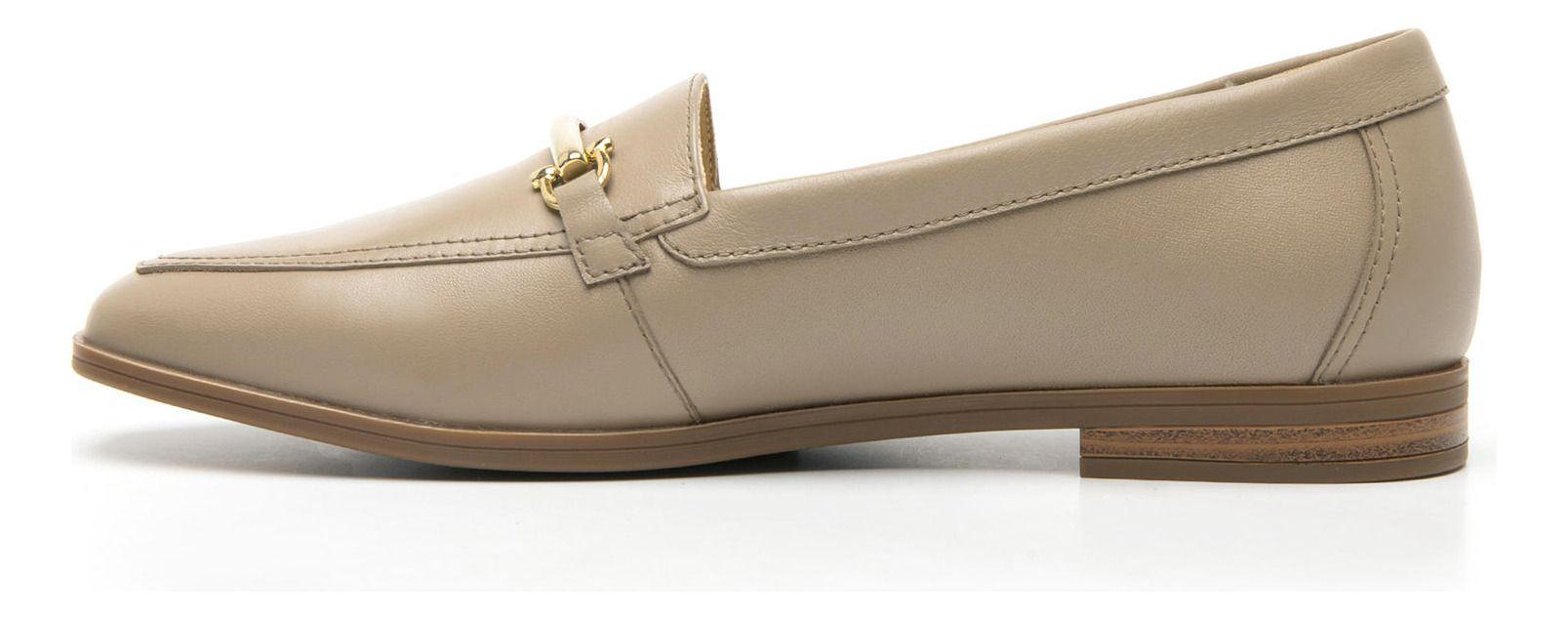 Mocasín Mujer Cuero Hayek 126602 Taupe Flexi-2