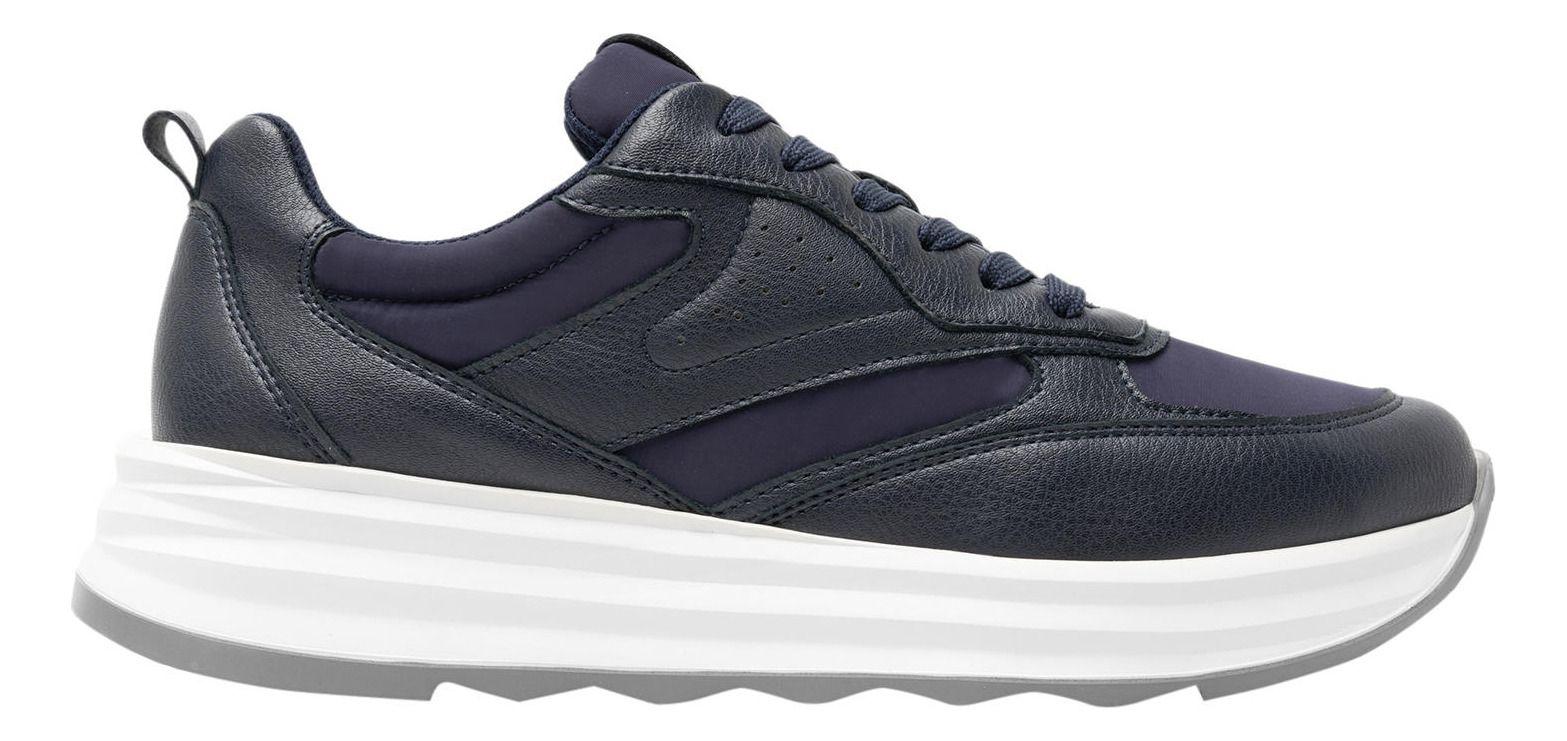 Zapatilla Mujer Nat 127102 Azul Marino Flexi-0