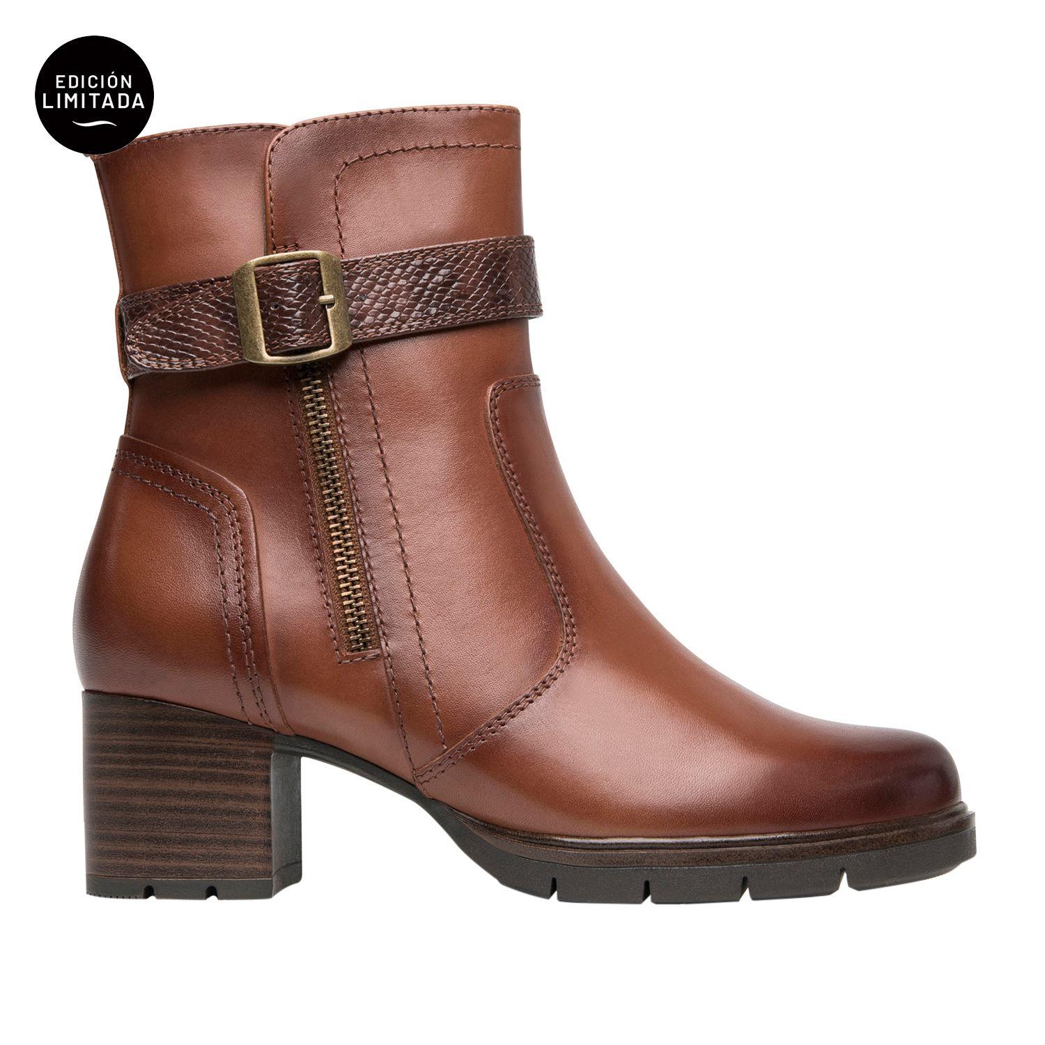 Botin Mujer Lavi 132501 Cognac Flexi-0