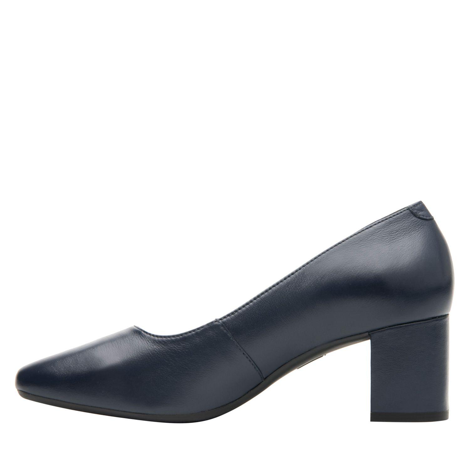 Zapato Mujer Cuero Marione Azul Mar Flexi-2