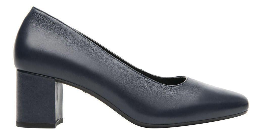 Zapato Mujer Cuero Marione Azul Mar Flexi-8