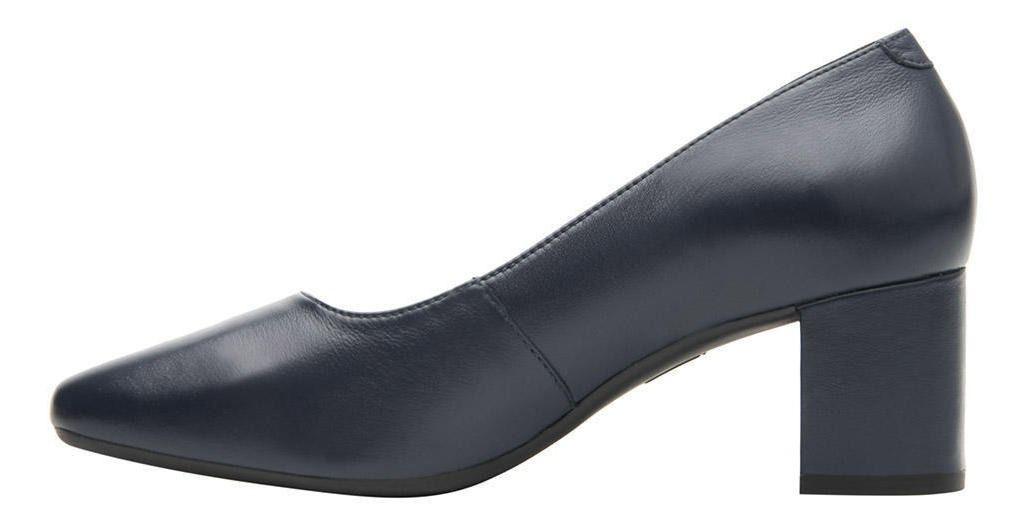 Zapato Mujer Cuero Marione Azul Mar Flexi-4
