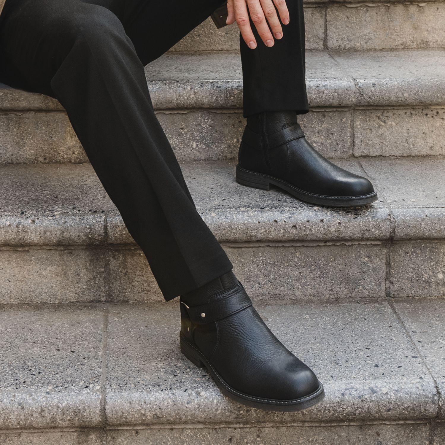 Botin Hombre Gasly 402521 Negro Flexi-2