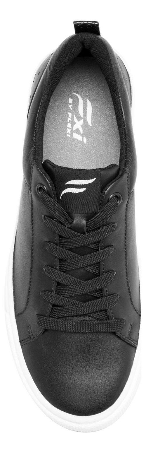 Zapatilla Mujer Cuero Nikia Negro Flexi-3