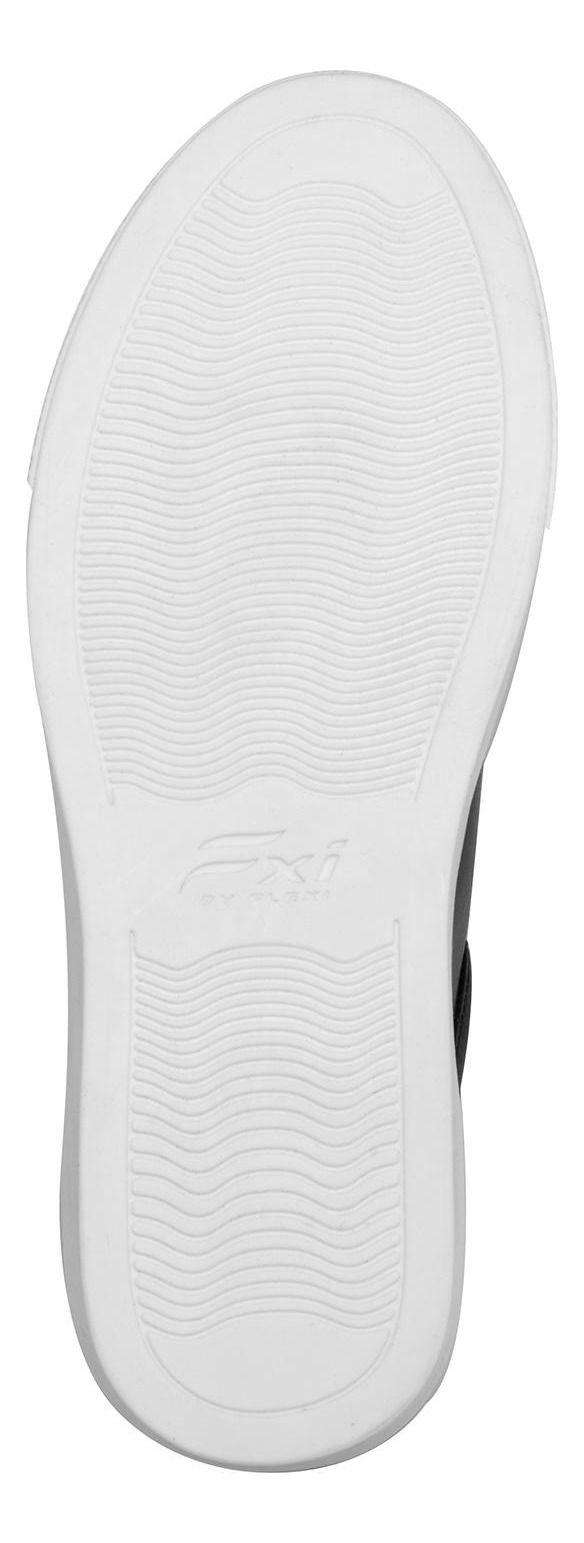 Zapatilla Mujer Cuero Nikia Negro Flexi-4