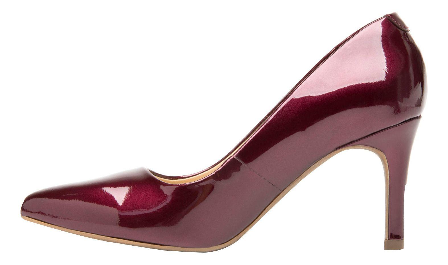 Zapato Mujer Cuero Idris Rojo Osc. Flexi-2