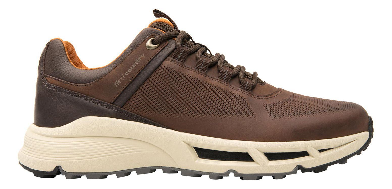 Zapato hombre klimber 410903 chocolate Flexi-0